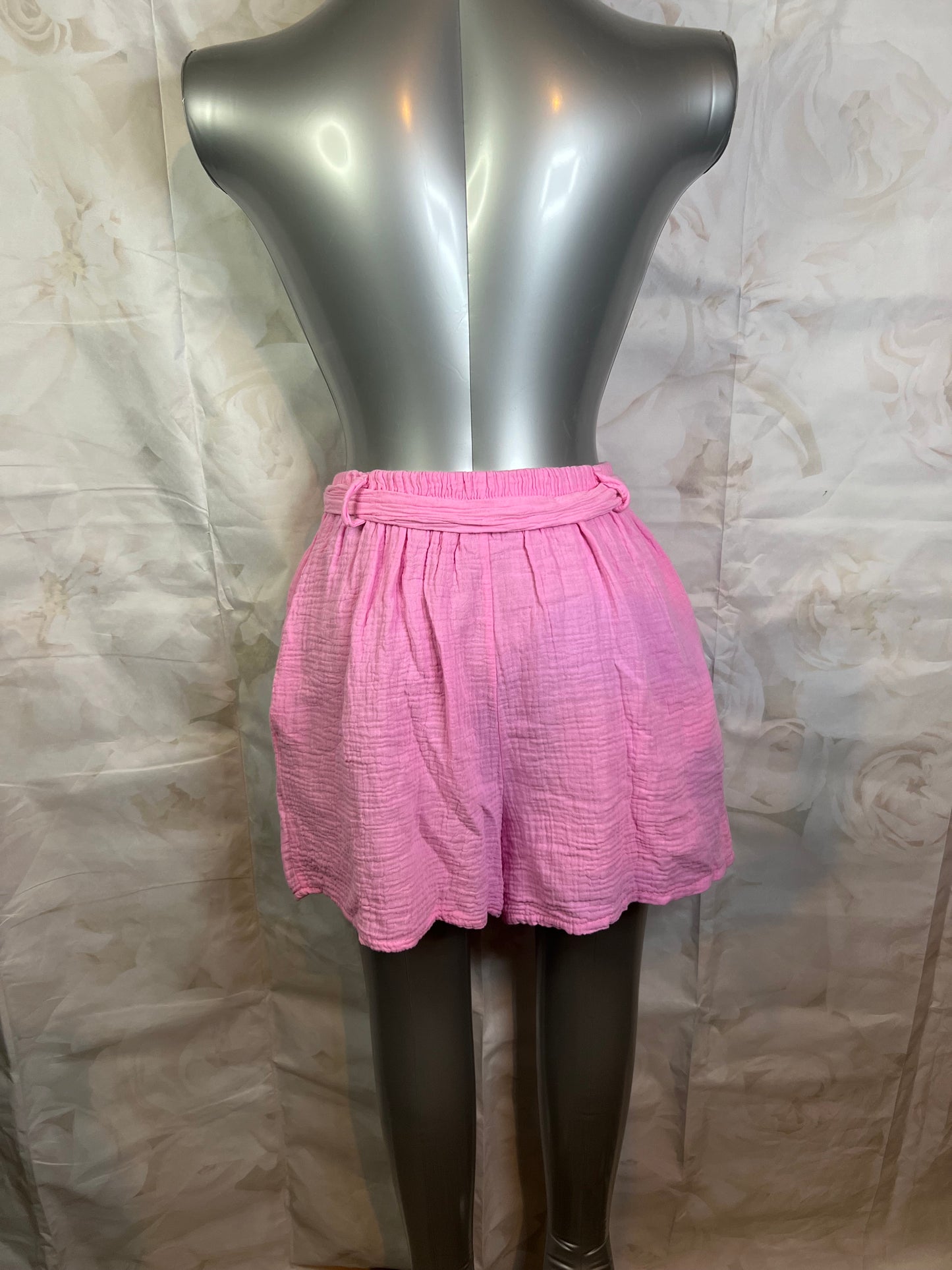 Short LÉNA en gaze de coton avec ceinture-The ¨Phénix Styles