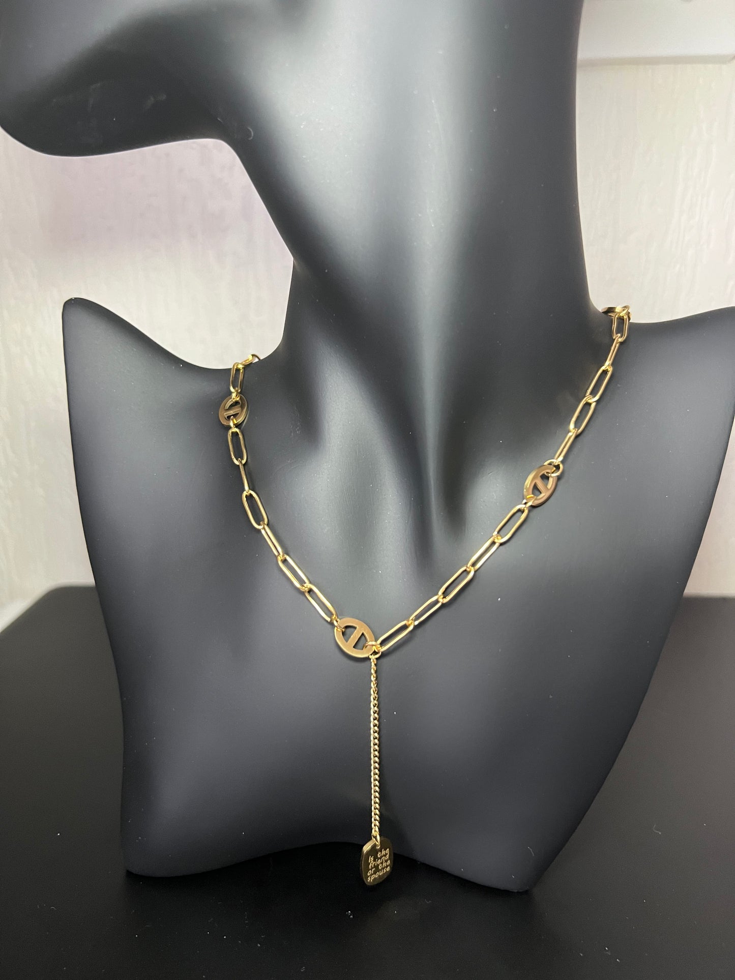 Collier"BEFRIEND" Gold-The Phénix Styles