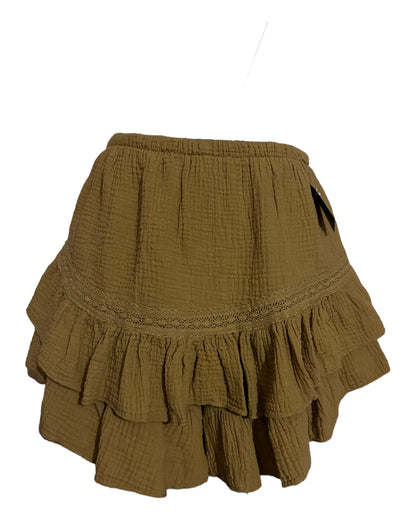 Jupe Short Jenna  en gaze de coton-The Phénix Styles