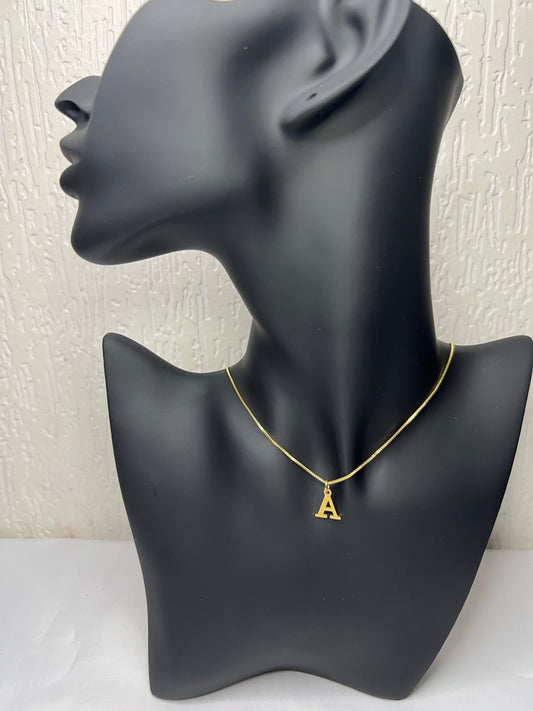 Collier +Pendentif "A Lauralie" Gold-The Phénix Styles