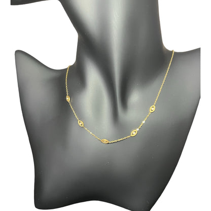 Collier "Yeux strass" Gold-The Phénix Styles