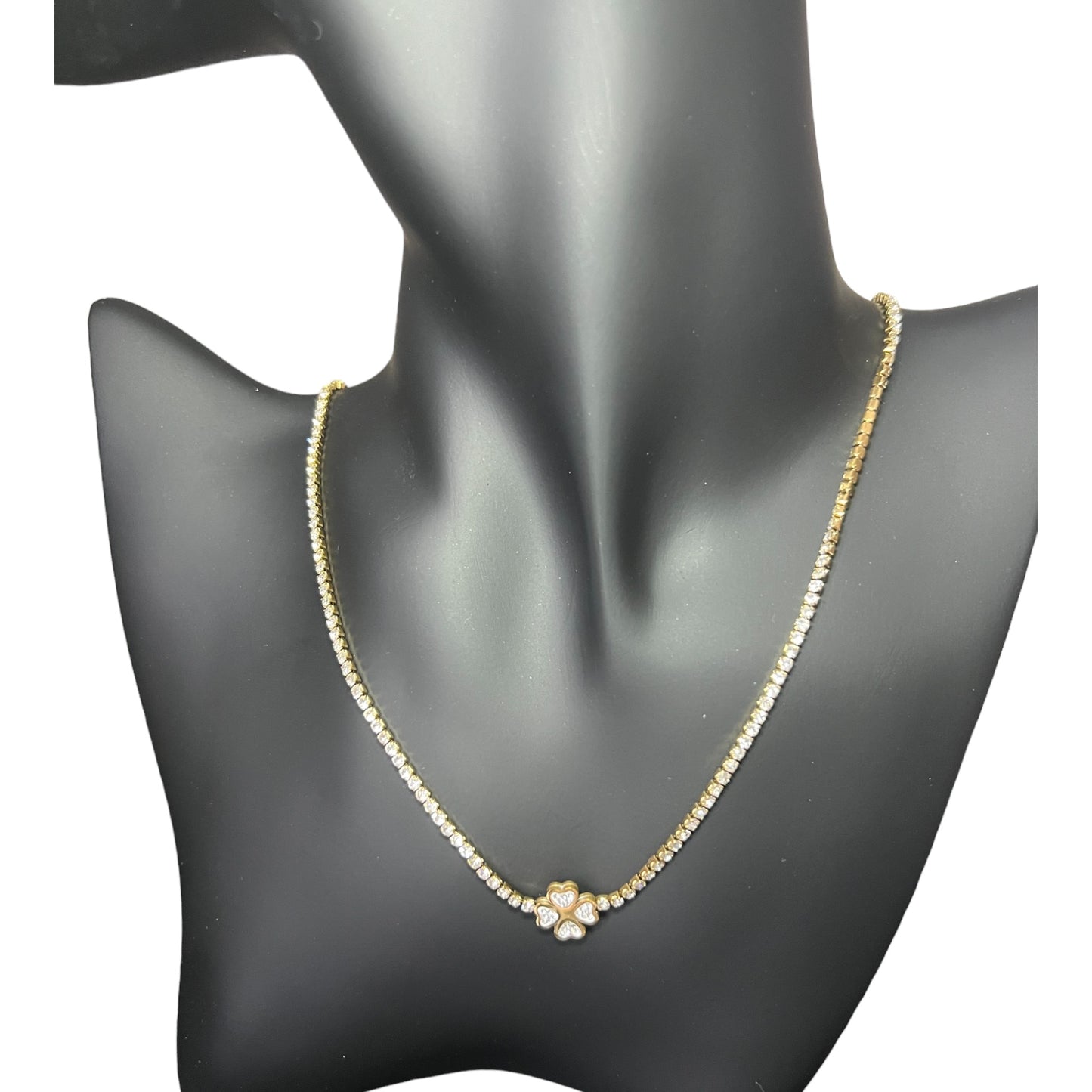 Collier"Chance Strass" Gold-The Phénix Styles